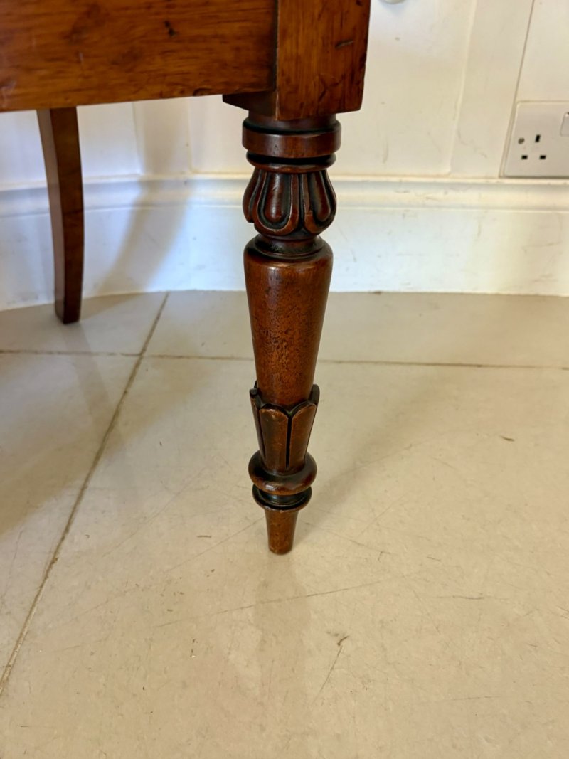 Antique Willian IV Quality Mahogany Desk Chair - Image 6